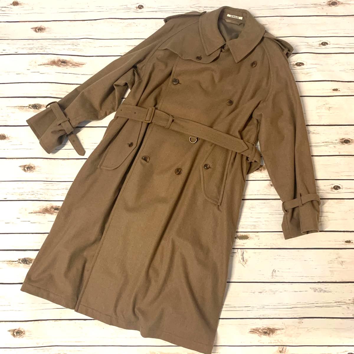 トレンチコート2018ss AURALEE trench coat トレンチコート オーラリー