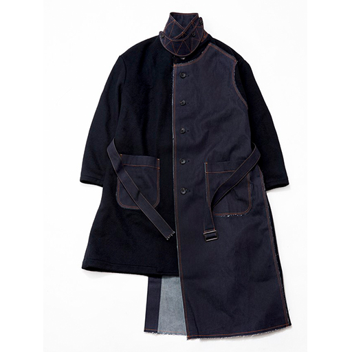 買取実績】 KHOKI (コッキ) Fall Coat For BEST PACKING STORE Denim